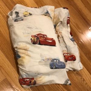 Pottery Barn Kids Cars twin sheets organic cotton